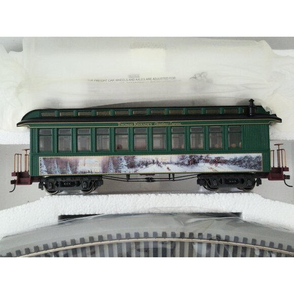Thomas Kinkade's Christmas Express Hawthorne Village COMBINE CAR W/ TRACKS 1:48 - Picture 6 of 8